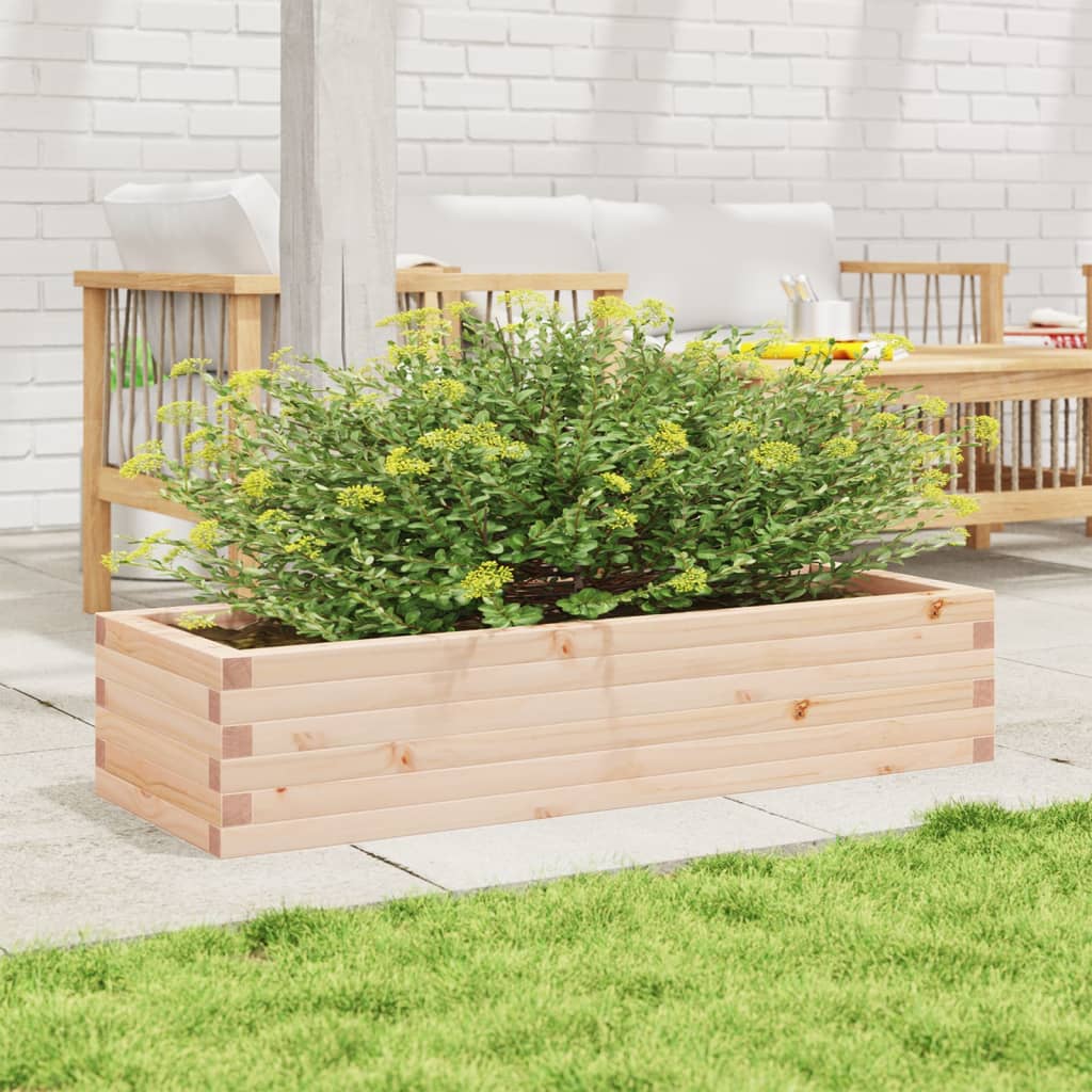 Boîte de planification Vidaxl 110x40x23 cm Pine solide
