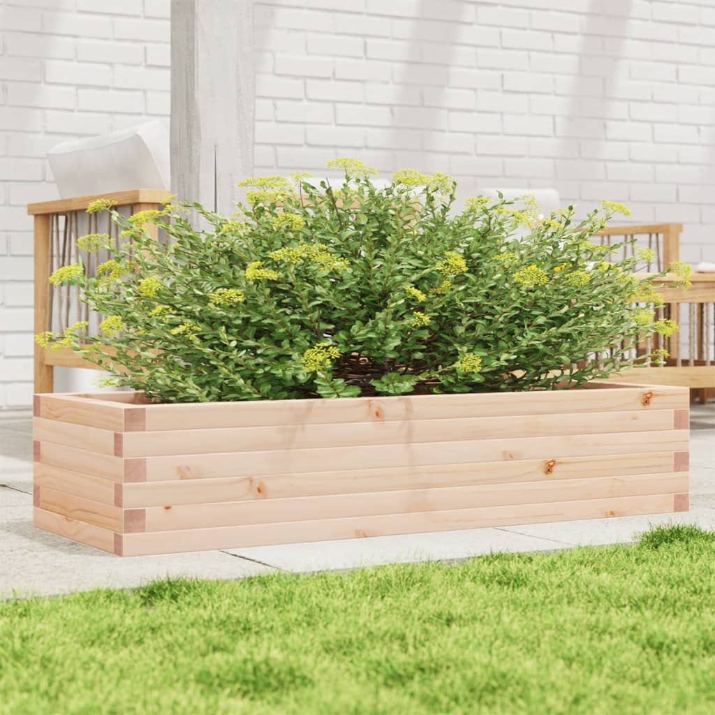 Boîte de planification Vidaxl 110x40x23 cm Pine solide