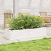 Vidaxl Planning Box 110x40x23 cm Pine solide blanc