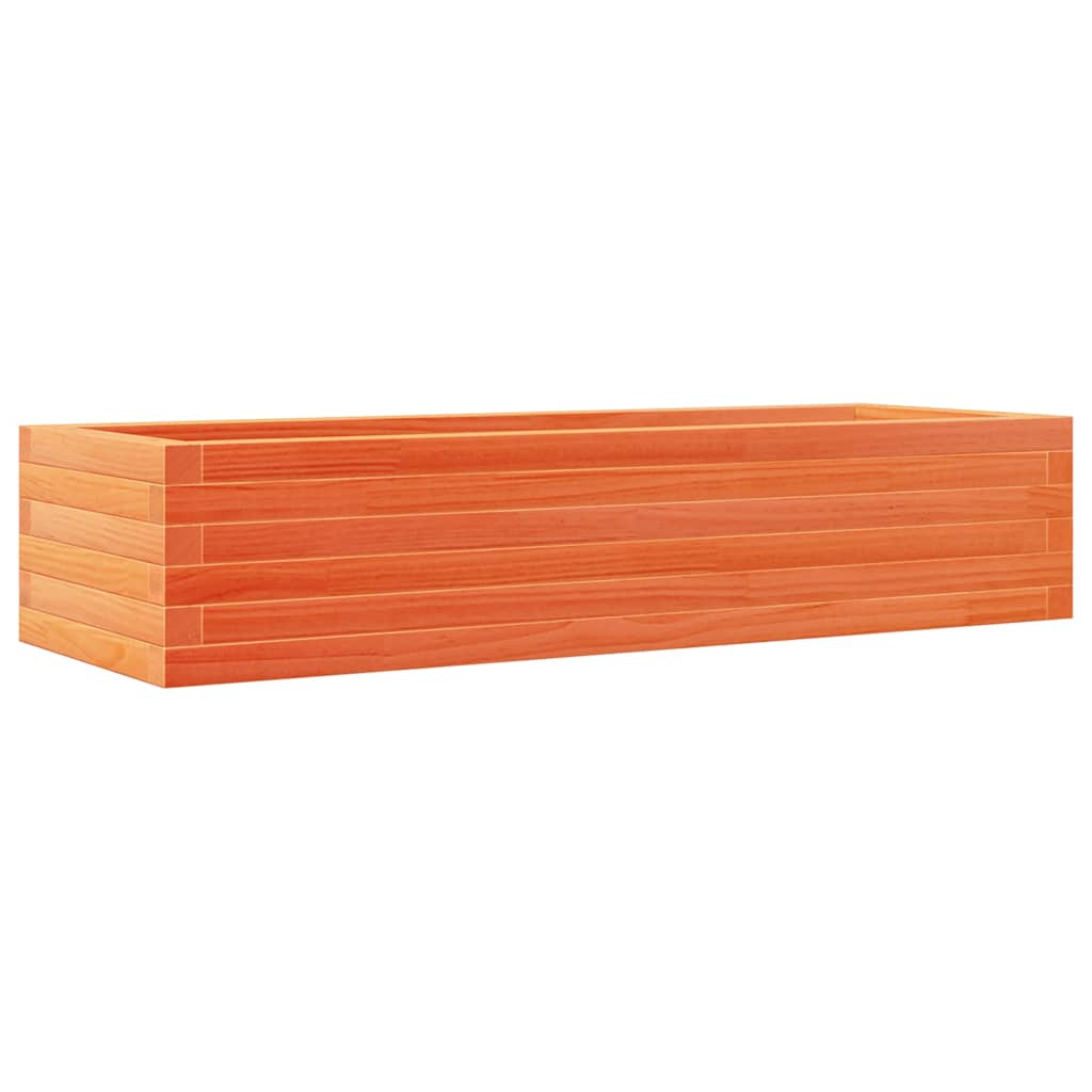 Vidaxl Planning Box 110x40x23 cm Solid Pine Wash Brown