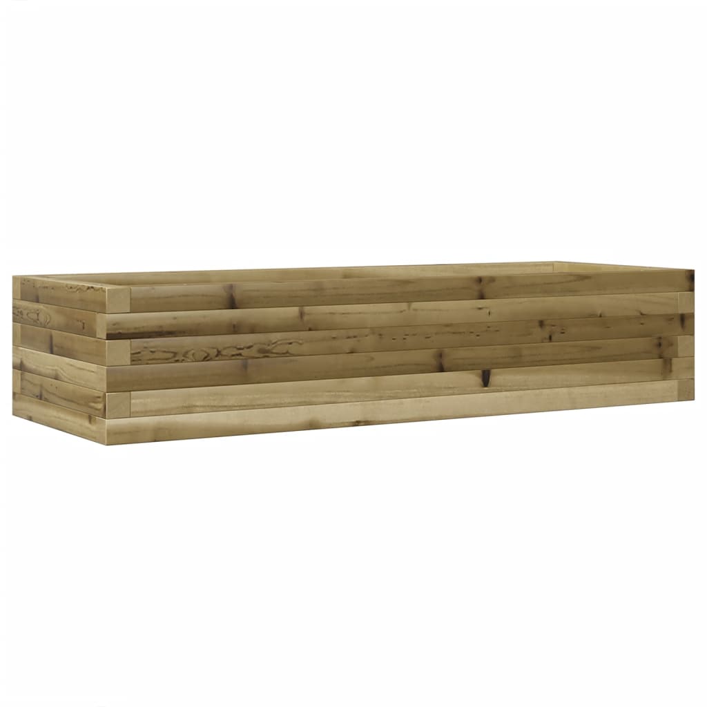 Boîte de planification Vidaxl 110x40x23 cm Pine imprégnée