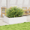 Boîte de planification Vidaxl 90x60x23 cm Pine solide blanc