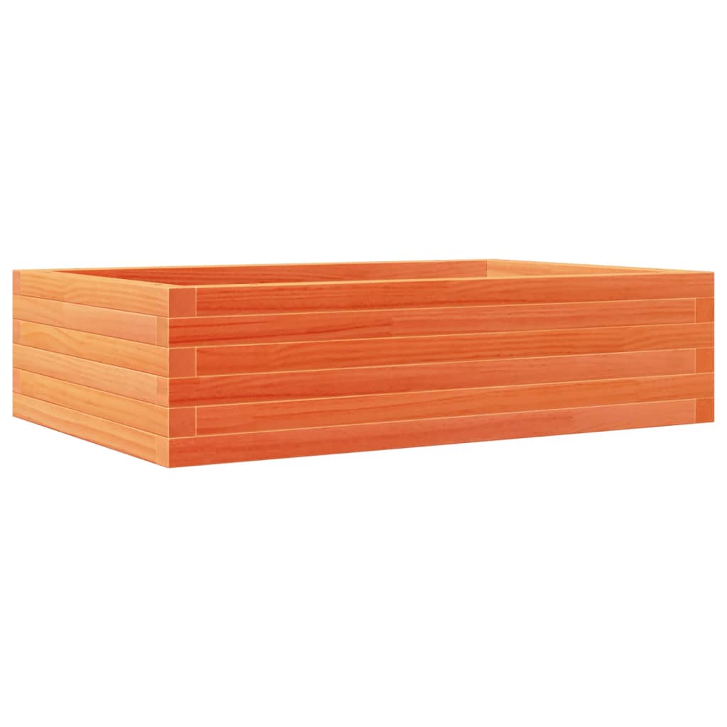 Vidaxl Planning Box 90x60x23 cm Solid Pine Wash Brown