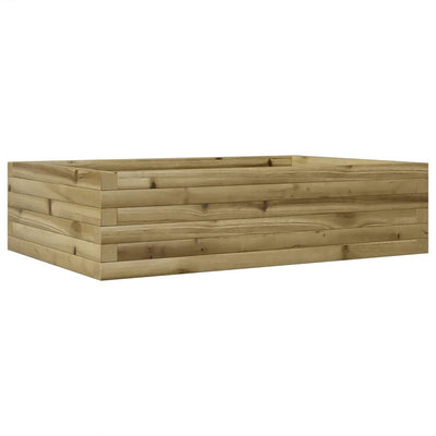 Boîte de planification de Vidaxl 90x60x23 cm Pine imprégnée