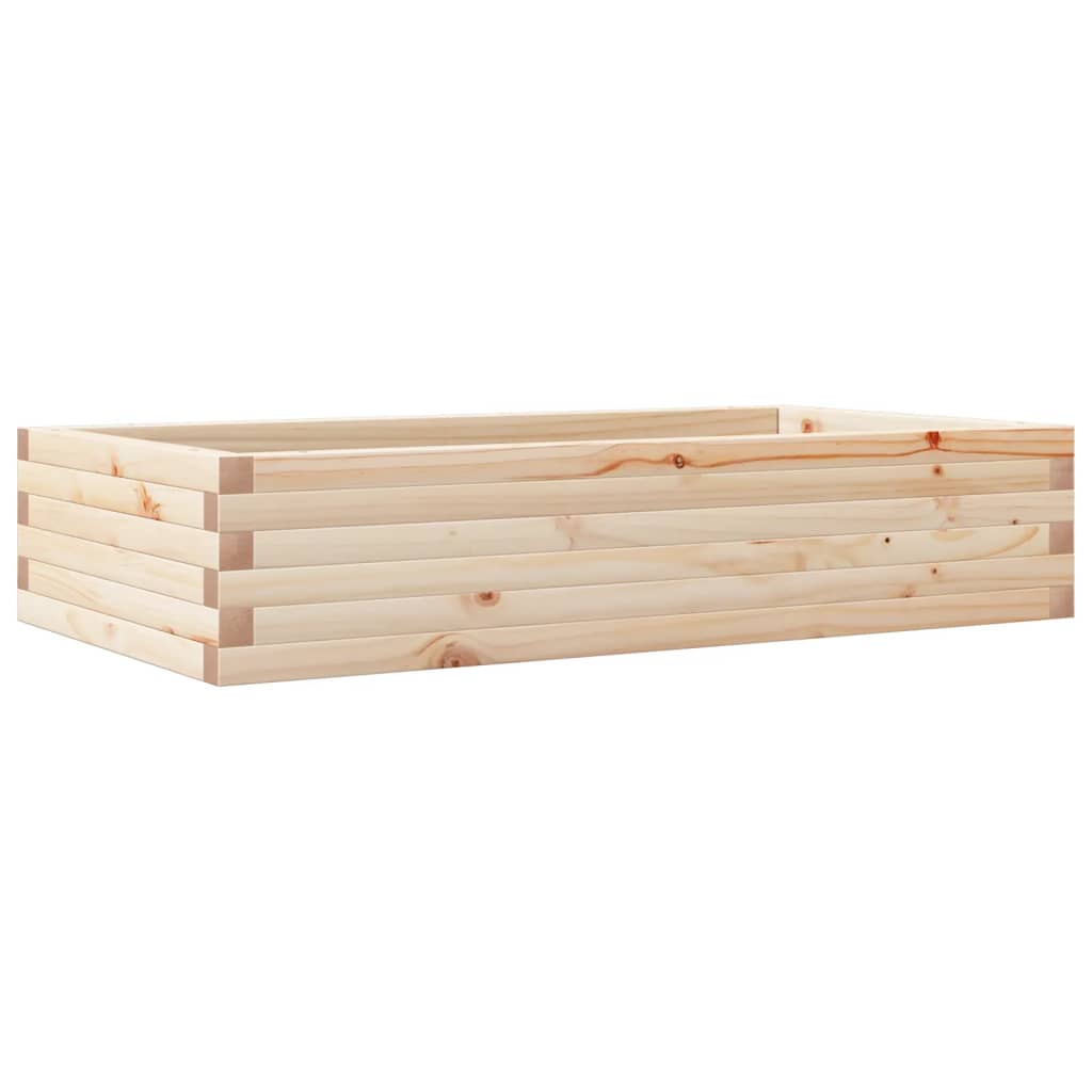 Boîte de planification Vidaxl 110x60x23 cm Pine solide