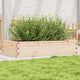 Boîte de planification Vidaxl 110x60x23 cm Pine solide