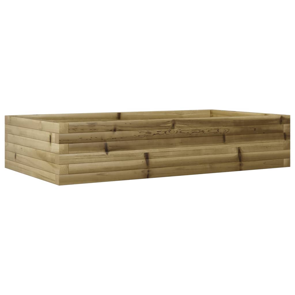 Boîte de planification Vidaxl 110x60x23 cm Pine imprégnée