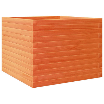 Boîte de planification de Vidaxl 60x60x45,5 cm Brunier en pin massif