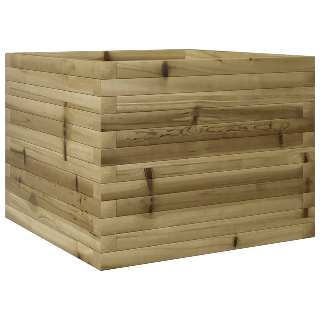 Boîte de planification Vidaxl 60x60x45.5 cm Pine imprégnée