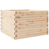 Boîte de planification Vidaxl 70x70x45.5 cm Pine solide