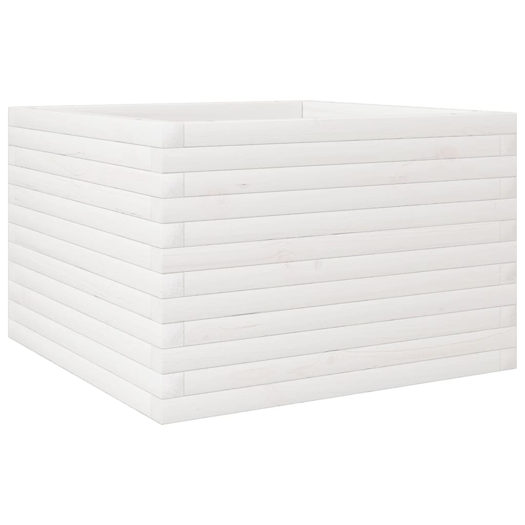 Vidaxl Planning Box 70x70x45.5 cm Pine solide blanc