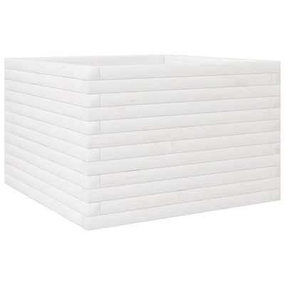 Vidaxl Planning Box 70x70x45.5 cm Pine solide blanc