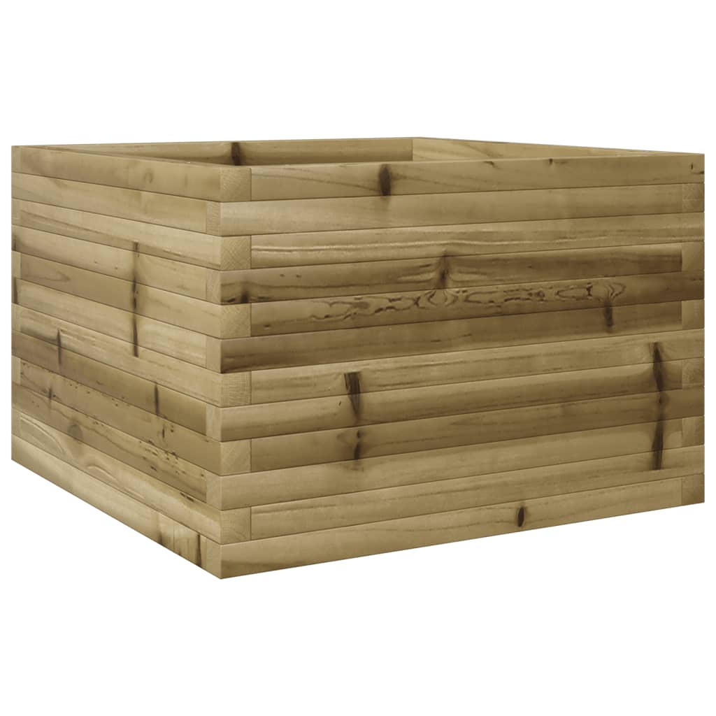 Boîte de planification Vidaxl 70x70x45.5 cm Pine imprégnée