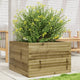 Boîte de planification Vidaxl 70x70x45.5 cm Pine imprégnée