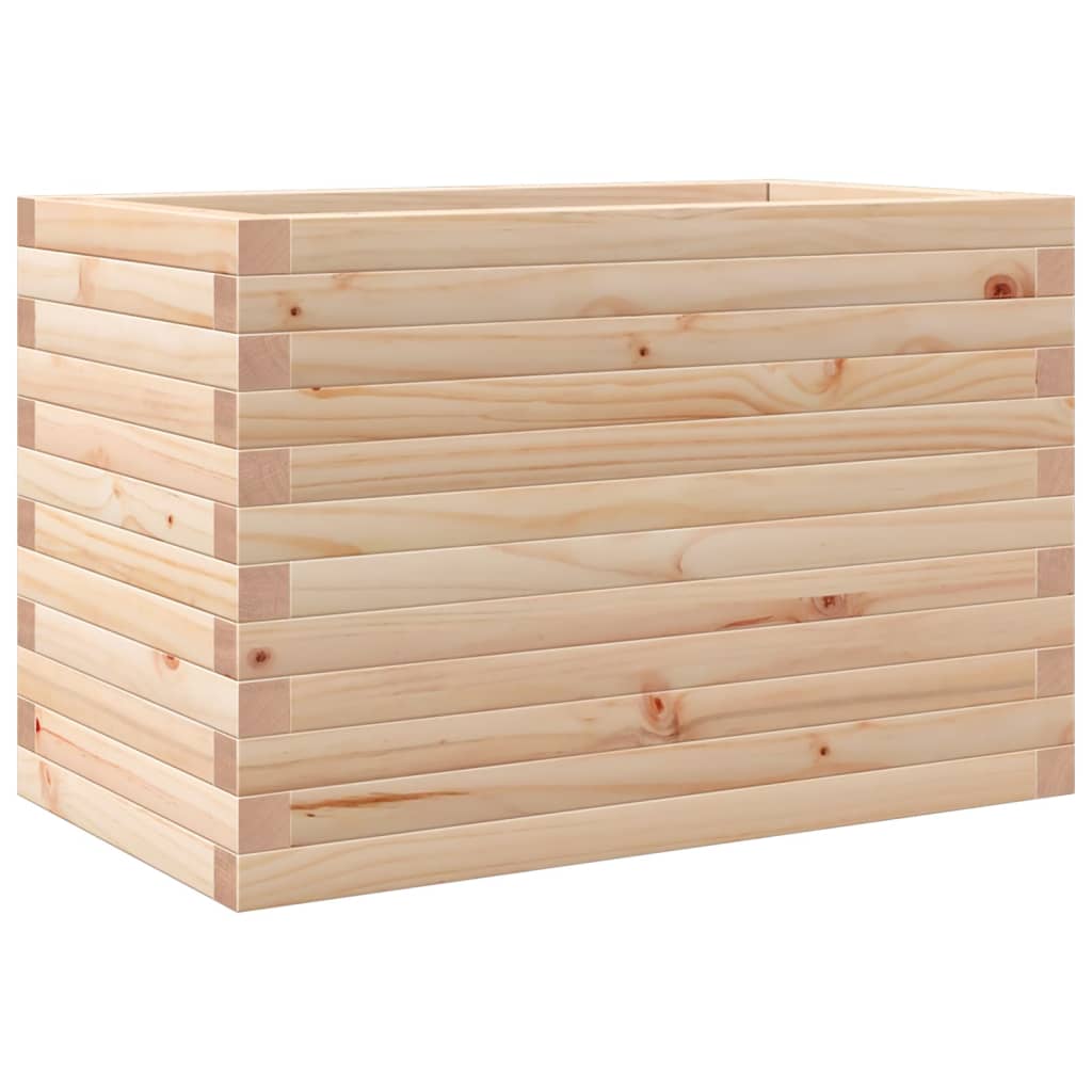 Boîte de planification Vidaxl 70x40x45.5 cm Pine solide