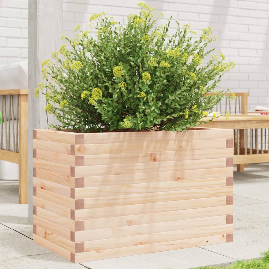 Boîte de planification Vidaxl 70x40x45.5 cm Pine solide