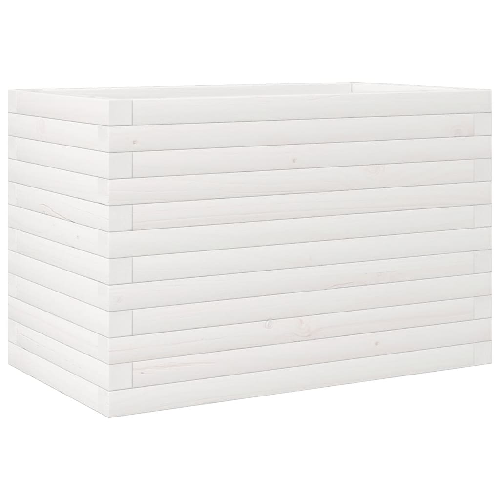 Vidaxl Planning Box 70x40x45.5 cm Pine solide blanc