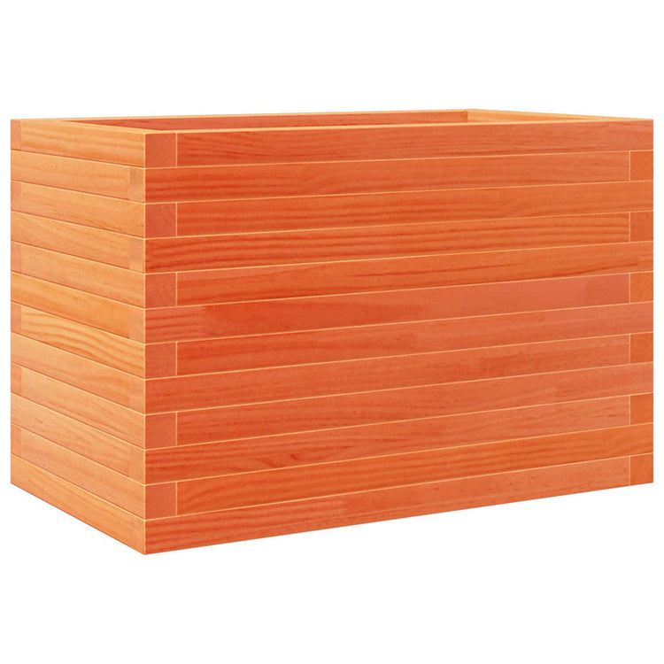 Boîte de planification Vidaxl 70x40x45,5 cm Brunier en pin massif