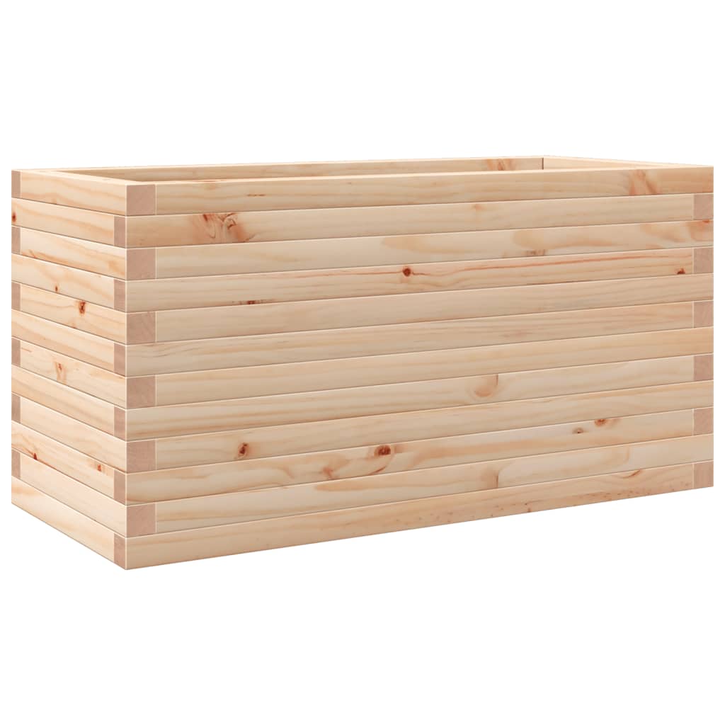 Boîte de planification Vidaxl 90x40x45.5 cm Pine solide