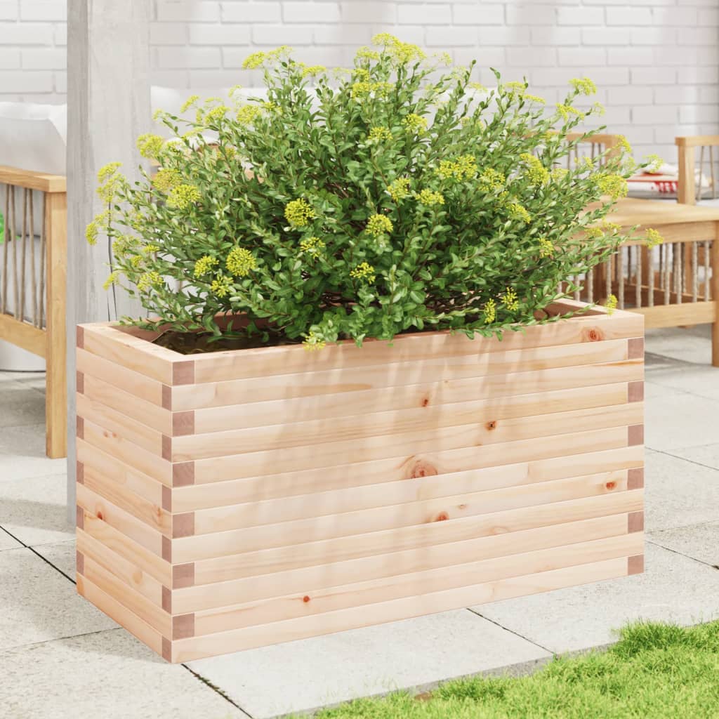 Boîte de planification Vidaxl 90x40x45.5 cm Pine solide