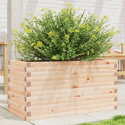 Boîte de planification Vidaxl 90x40x45.5 cm Pine solide