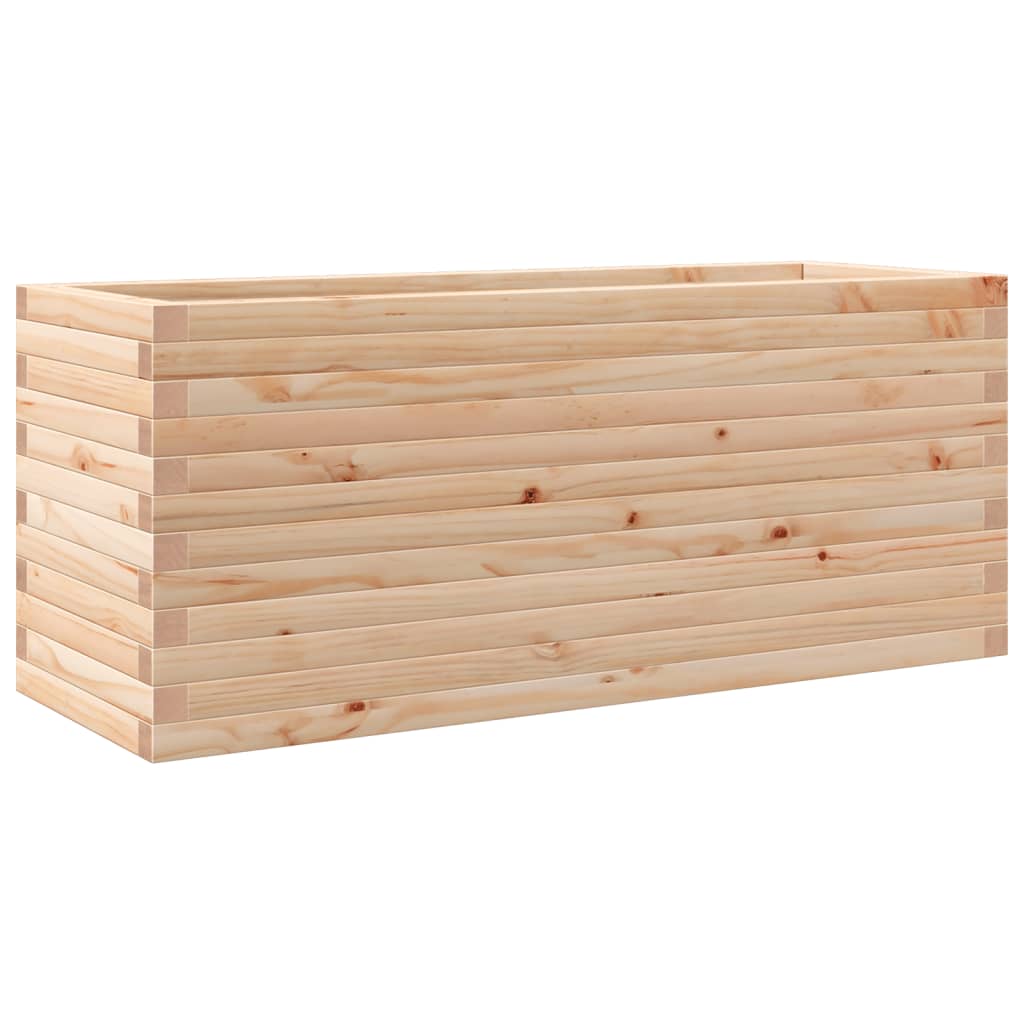 Boîte de planification Vidaxl 110x40x45.5 cm Pine solide
