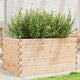 Boîte de planification Vidaxl 90x60x45.5 cm Pine solide