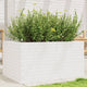 Boîte de planification Vidaxl 90x60x45,5 cm Pine solide blanc