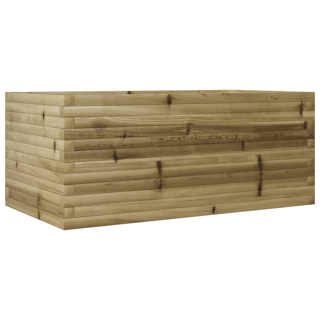 Boîte de planification Vidaxl 110x60x45.5 cm Pine imprégnée