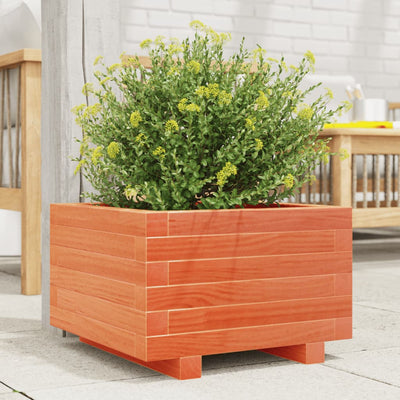 Vidaxl jardinière Big 40x40x26,5 cm en pin massif brun