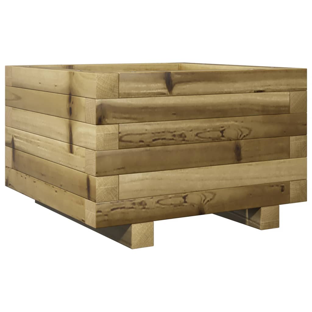 Boîte de planification Vidaxl 40x40x26.5 cm Pine imprégnée
