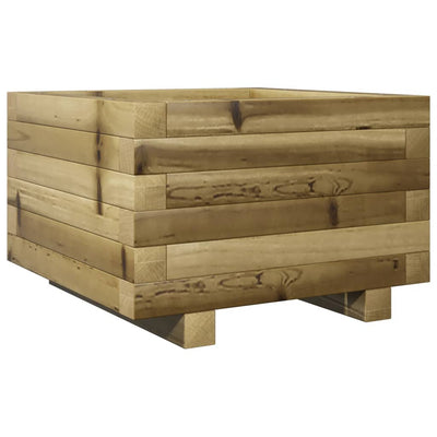 Boîte de planification Vidaxl 40x40x26.5 cm Pine imprégnée