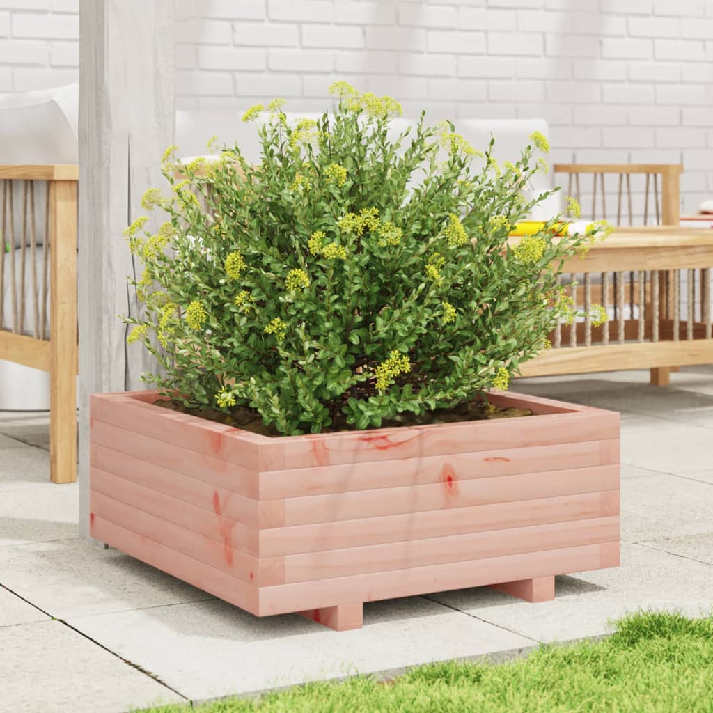 Boîte de planification Vidaxl 60x60x26,5 cm Douglashout solide