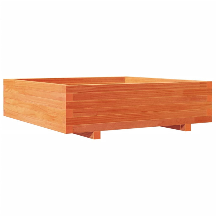 Boîte de planification Vidaxl 90x90x26.5 cm Brunier