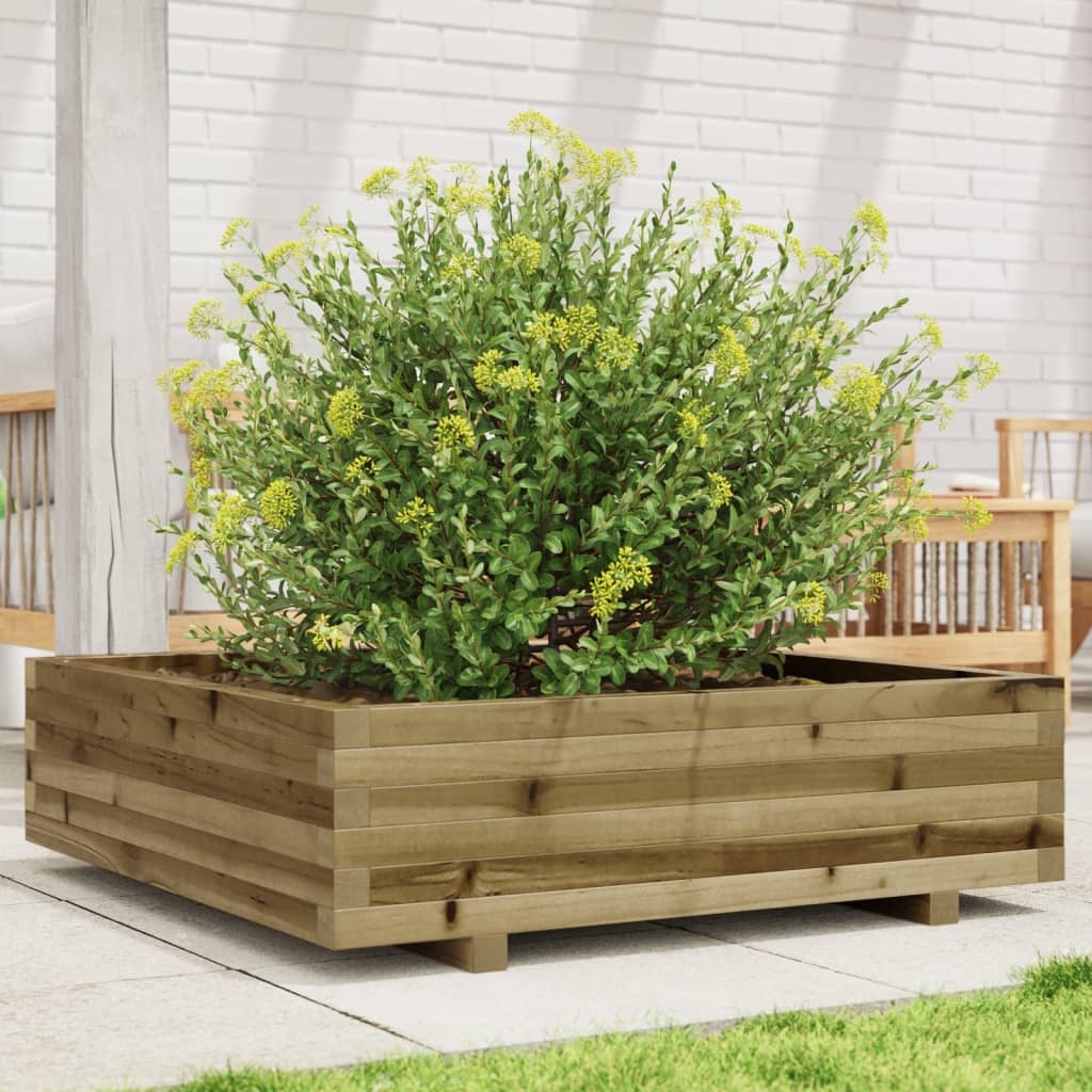 Vidaxl Planning Box 90x90x26.5 cm Bois de pin imprégné