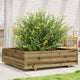 Vidaxl Planning Box 90x90x26.5 cm Bois de pin imprégné