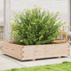 Vidaxl planteur 100x100x26,5 cm
