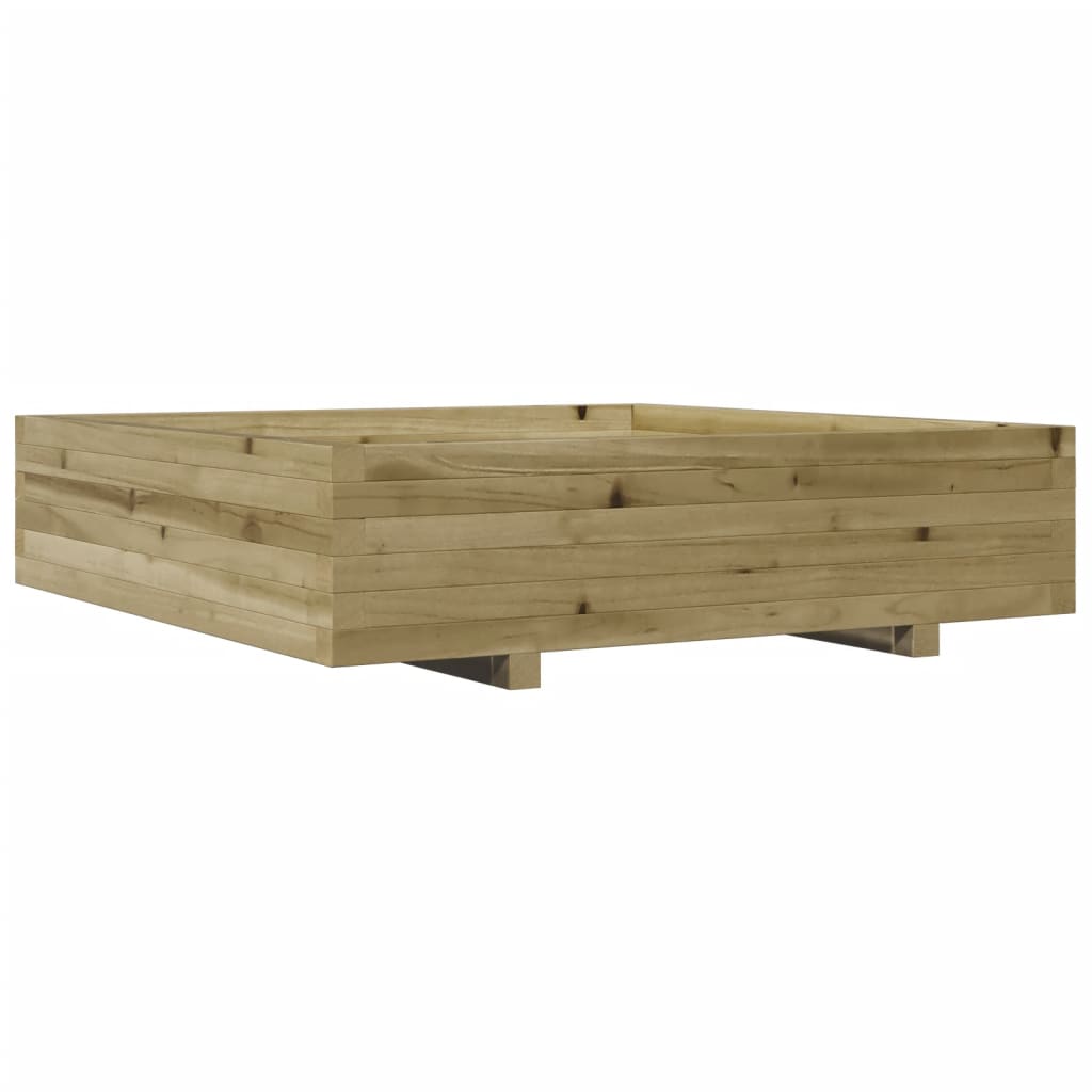 Boîte de planification de Vidaxl 100x100x26,5 cm Pine imprégnée