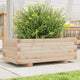 Boîte de planification Vidaxl 70x40x26.5 cm Pine solide
