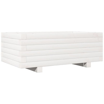 Vidaxl Planning Box 70x40x26.5 cm Pine solide blanc