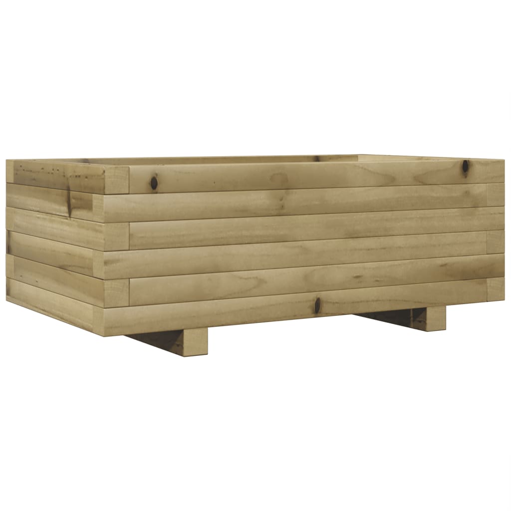 Boîte de planification Vidaxl 70x40x26.5 cm Pine imprégnée