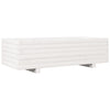 Boîte de planification Vidaxl 90x40x26.5 cm Pine solide blanc