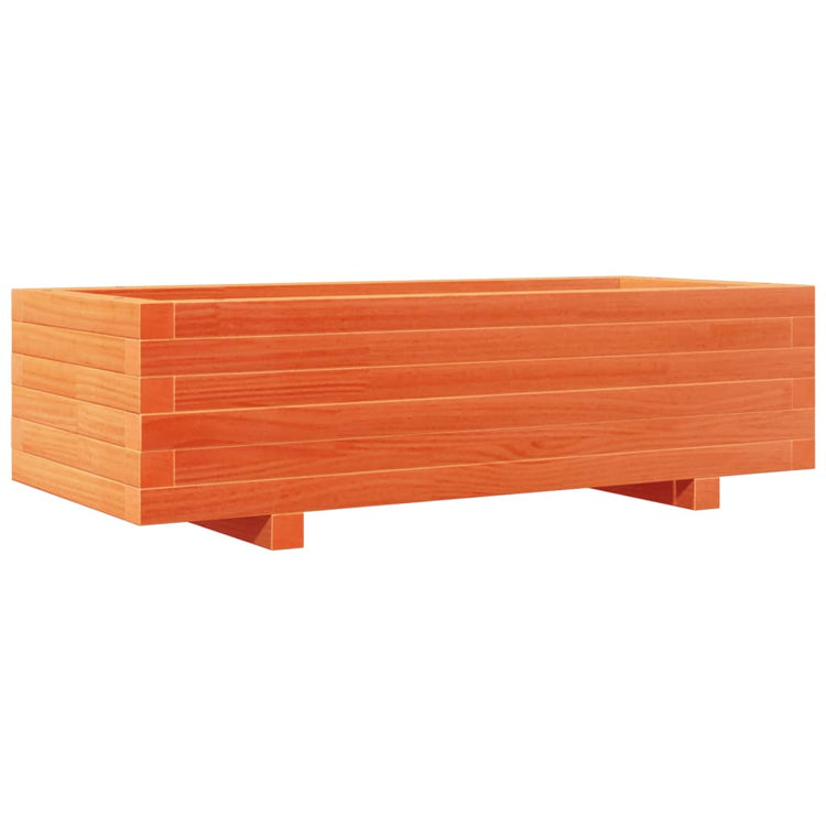 Boîte de planification de Vidaxl 90x40x26.5 cm Solide Brown
