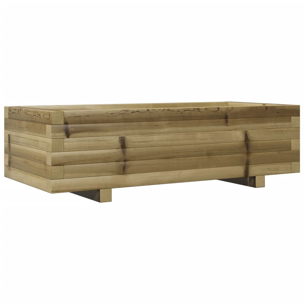 Boîte de planification de Vidaxl 90x40x26.5 cm Pine imprégnée