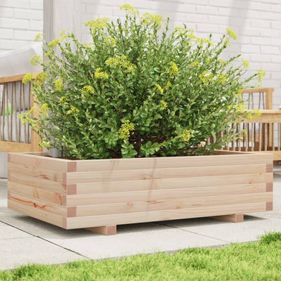 Boîte de planification Vidaxl 90x60x26,5 cm Pine solide
