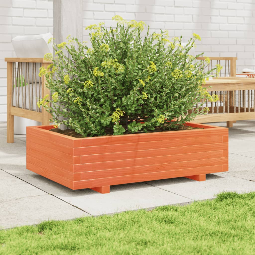 Boîte de planification de Vidaxl 90x60x26,5 cm Solide Brown