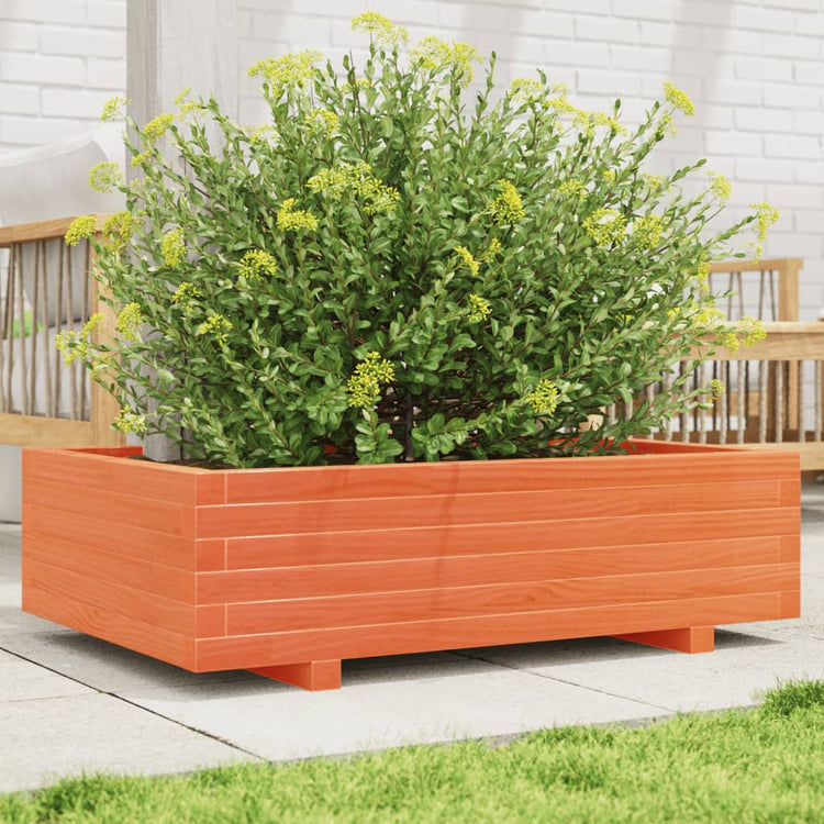 Boîte de planification de Vidaxl 90x60x26,5 cm Solide Brown