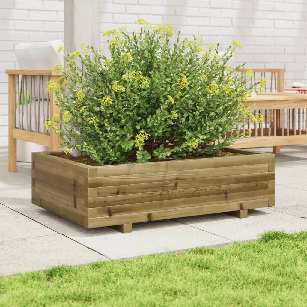 Vidaxl Planning Box 90x60x26.5 cm Bois de pin imprégné