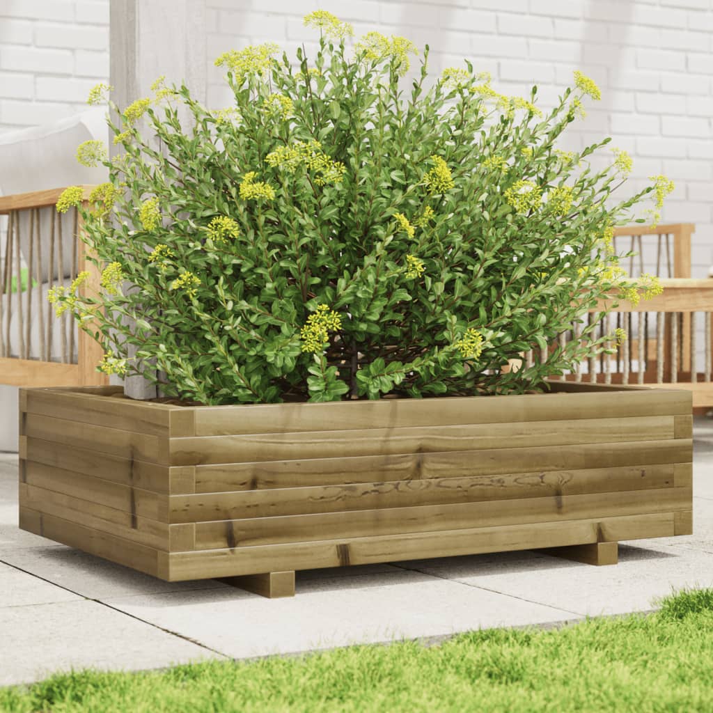 Vidaxl Planning Box 90x60x26.5 cm Bois de pin imprégné