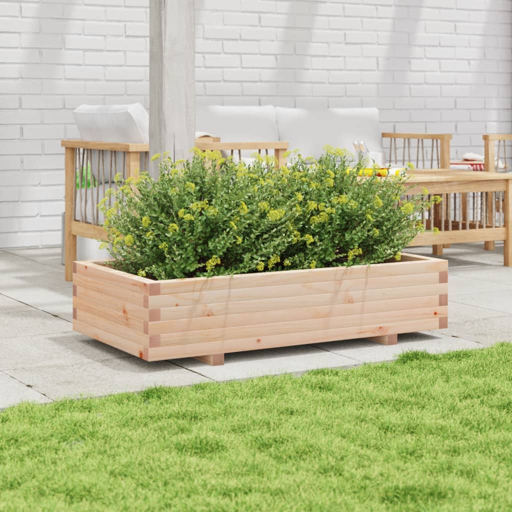 Boîte de planification Vidaxl 110x60x26,5 cm Pine solide
